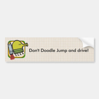 Doodle Jump Bumper Sticker