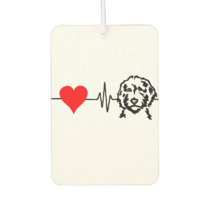 Doodle Love Heartbeat Air Freshener