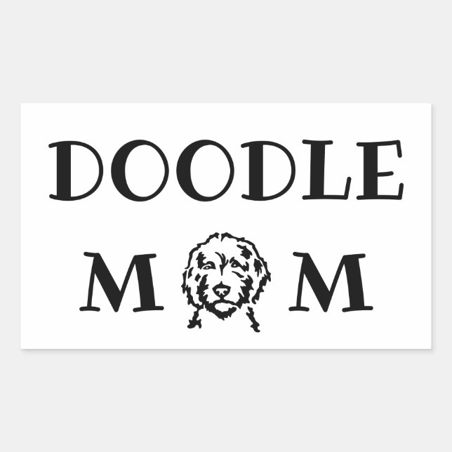 Doodle Mom Sticker (Front)