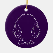 Doodle Ornament (Paw Prints)