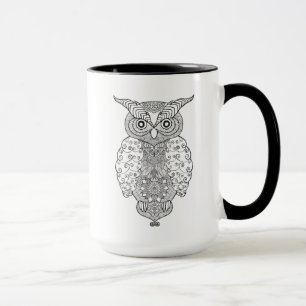 Doodle Owl Mug