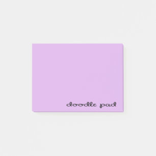 Doodle Pad Purple Post-it Notes