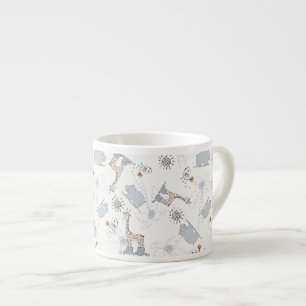 doodle pattern 2 espresso cup