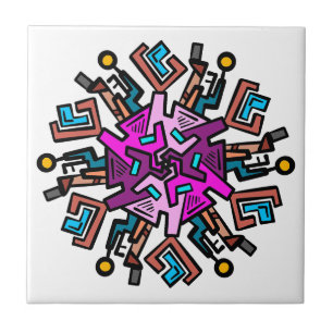 Doodle pattern tile