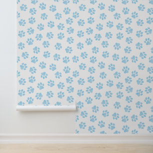 Doodle Paws, Dog Paws, Baby Blue Paws Wallpaper