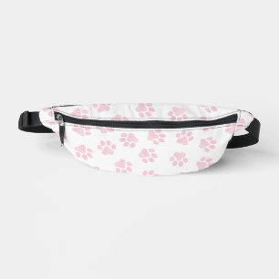 Doodle Paws, Dog Paws, Baby Pink Paws Fanny Pack