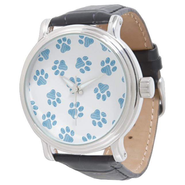 Doodle Paws, Dog Paws, Blue Paws Watch (Angled)