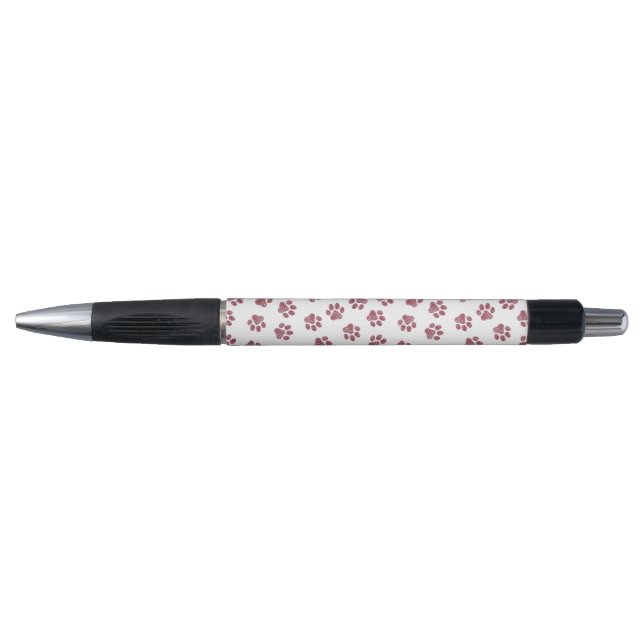 Doodle Paws, Dog Paws, Burgundy Paws Pen (Front)