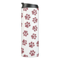 Doodle Paws, Dog Paws, Burgundy Paws