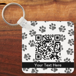 Doodle Paws, Dog Paws, Cat Paws, Black Paws Keychain