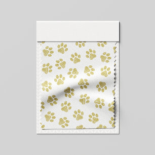 Doodle Paws, Dog Paws, Gold Paws Fabric