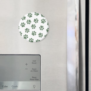 Doodle Paws, Dog Paws, Green Paws Magnet