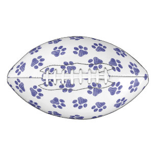 Doodle Paws, Dog Paws, Navy Blue Paws Football
