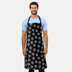 Doodle Paws, Dog Paws, White Paws Apron