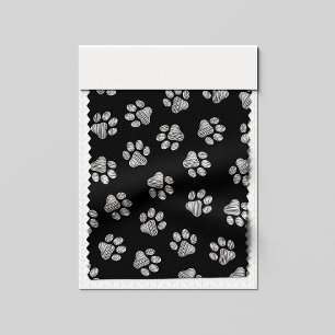Doodle Paws, Dog Paws, White Paws Fabric