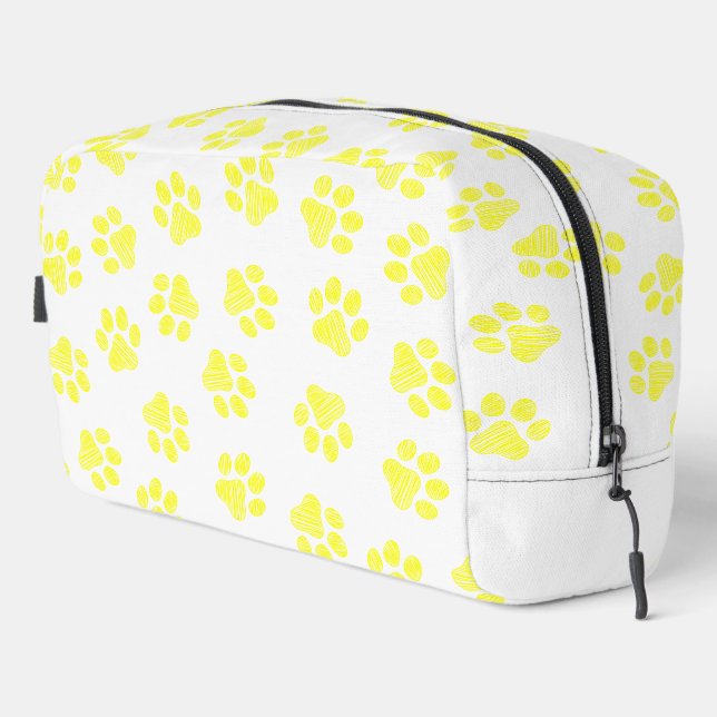 Doodle Paws, Dog Paws, Yellow Paws Dopp Kit (Right Corner)