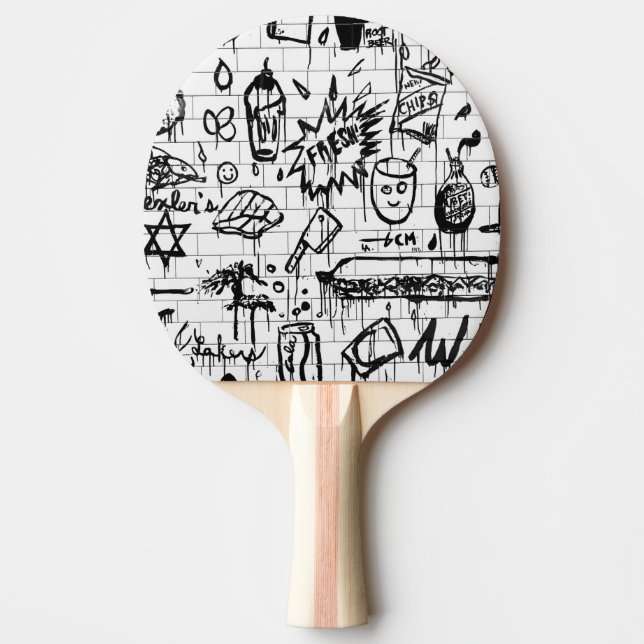 doodle ping pong paddle (Front)
