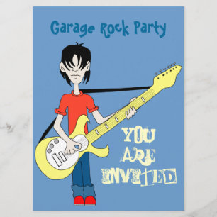 Doodle Rocker Invitation Template