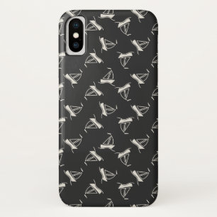 Doodle Sailboat Pattern iPhone X Case