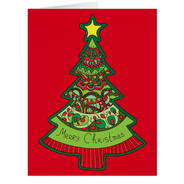 Doodle sapin de Noël (Devant)