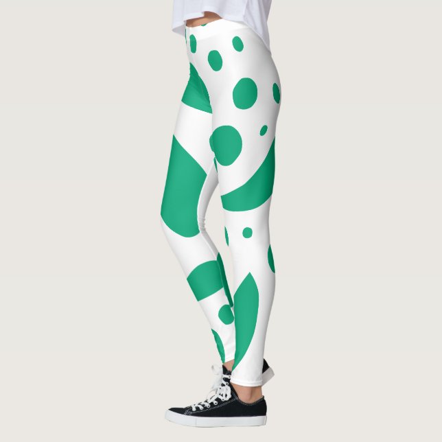 Doodle shapes bold leggings (Left)
