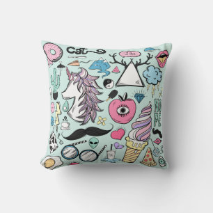 Doodle Throw Pillow