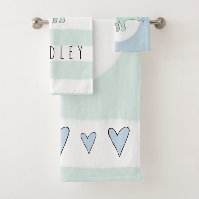 Doodle Triceratops Dinosaur Kids with Name (En situation)