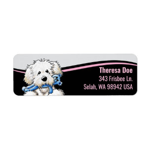 Doodle Wave Address Label