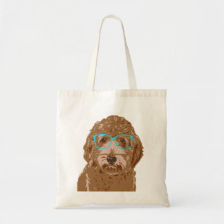Doodle Wearing Glasses Tote