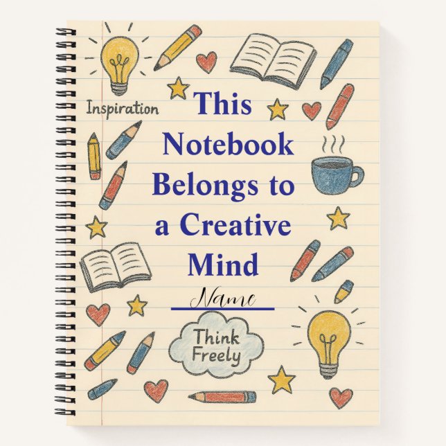 Doodle Your Dreams - Carnet Style Esquisse (Devant)