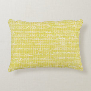 Doodled Hearts Love Words XOXO Accent Pillow