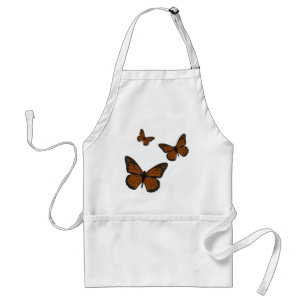 Doodled Monarch Apron