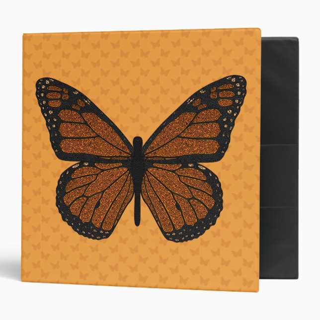 Doodled Monarch Binder (Front/Inside)