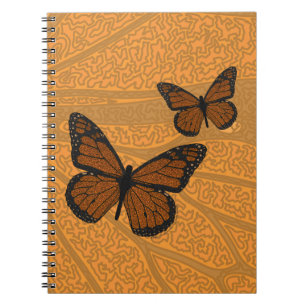 Doodled Monarch Notebook