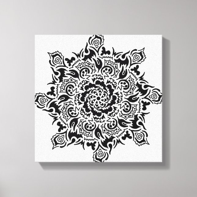 Doodlella Canvas Print (Front)