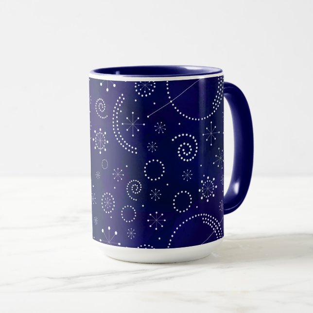 Doodles in Space mug (Front Right)