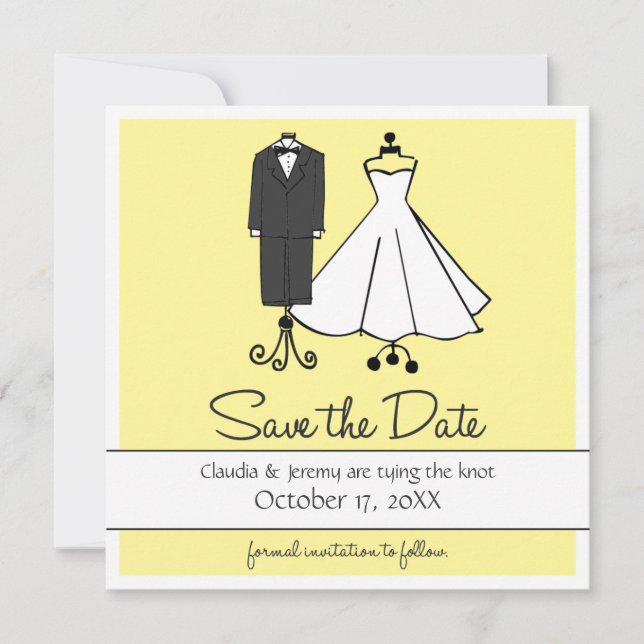 Doodles mariages | Save the date (Devant)