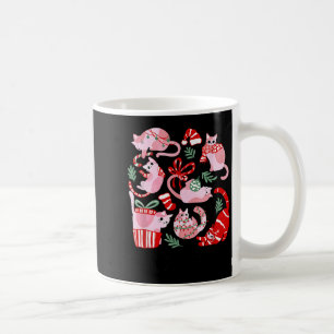 Doodles Merry Catmas Christmas Funny Cat Lover Xma Coffee Mug