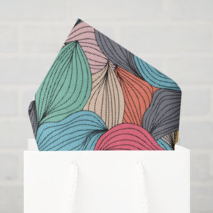 Doodles Of Colourful Yarn Tissue Paper