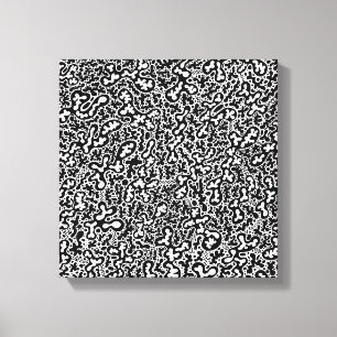Doodles on Canvas Print