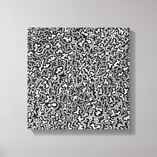 Doodles on Canvas Print