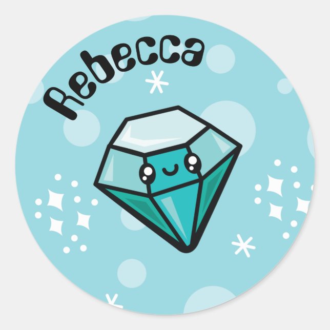 Doodles Totalement mignons stickers Diamond (Devant)