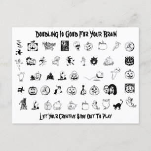 Doodling Est Bon Pour Votre Cerveau Carte Postale