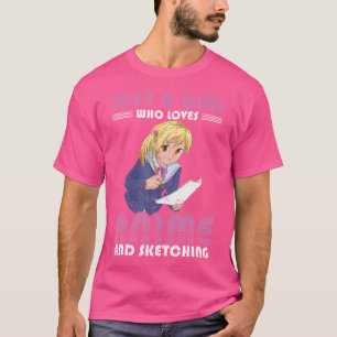 Doodling Japanese Manga Otaku Girls Sketching Wome T-Shirt