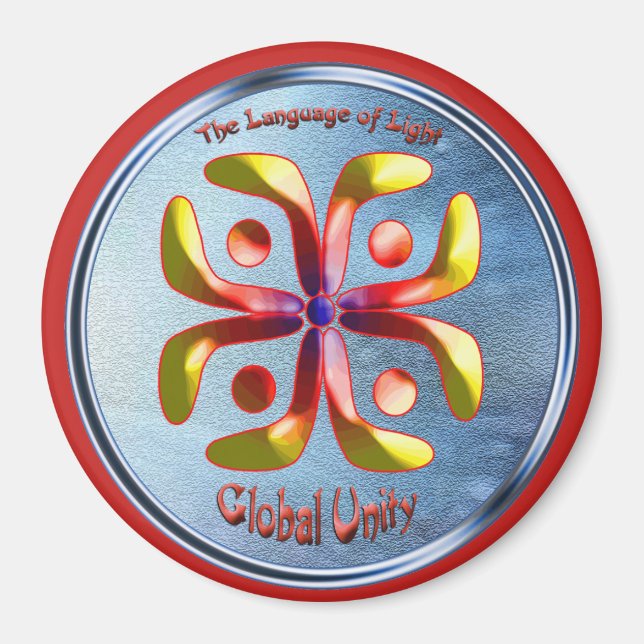 Doodling on the symbol of Global Unity Magnet (Front)