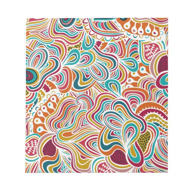 Doodling pattern notepad (Front)