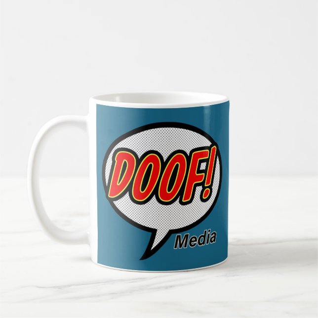 Doof ! Tasse de café de médias (Gauche)