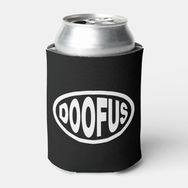 DOOFUS CAN COOLER (Can Front)
