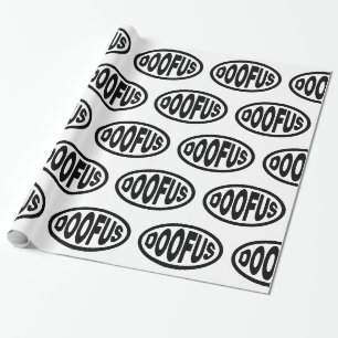 DOOFUS WRAPPING PAPER