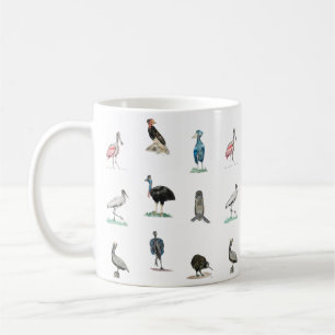Doofy Birds Pattern Coffee Mug